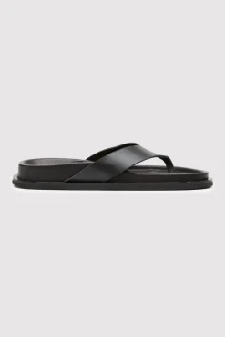 Thong Slide - Black|St. Agni Flash Sale