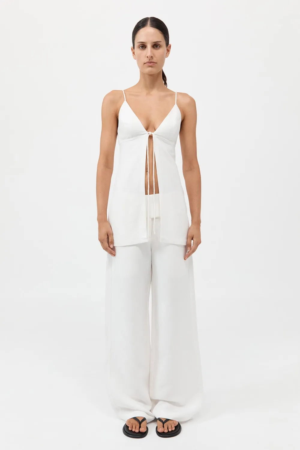 Tie Front Top -|St. Agni New