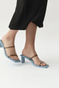 Transparent Heel - Slate|St. Agni Fashion