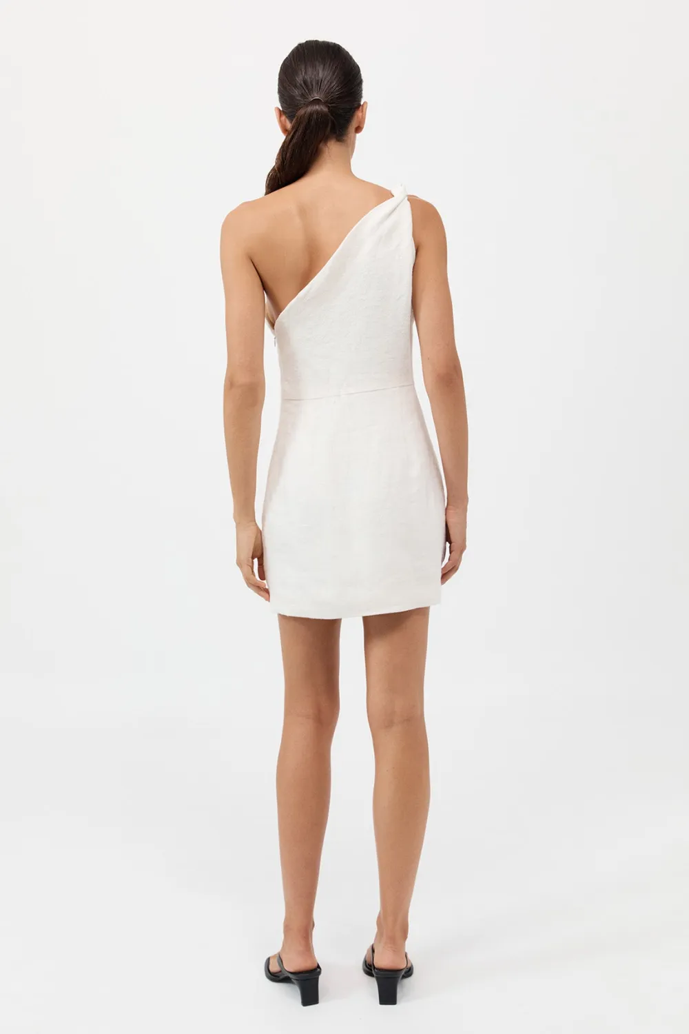 Twisted Linen Mini Dress -|St. Agni Best Sale
