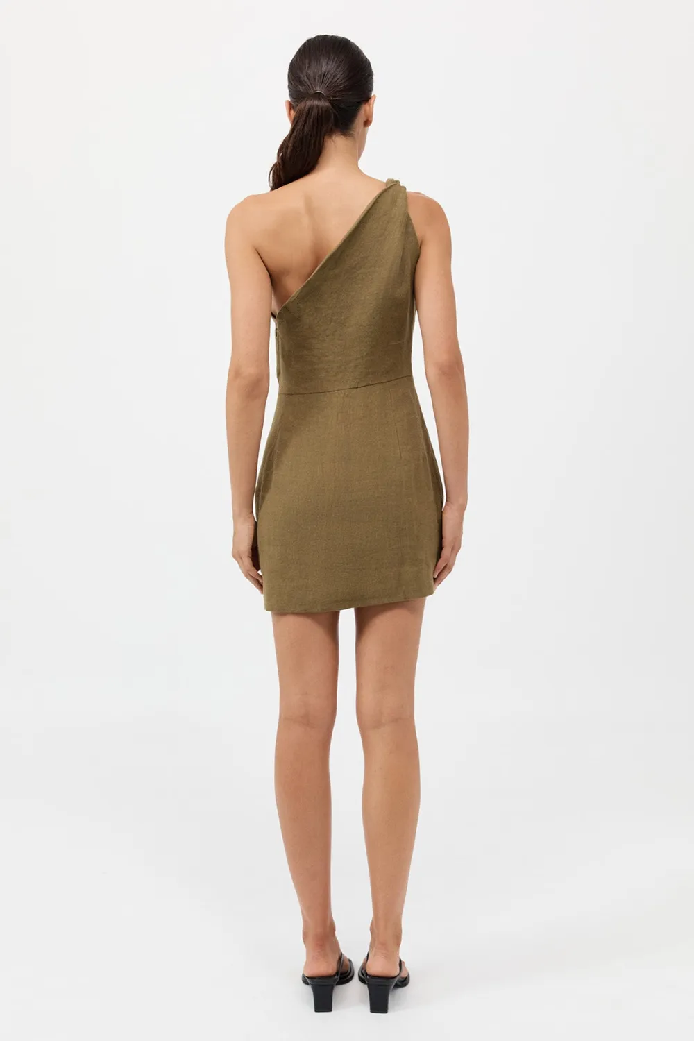 Twisted Linen Mini Dress -|St. Agni Cheap