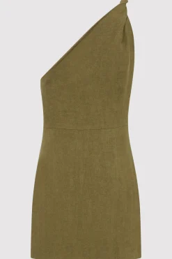 Twisted Linen Mini Dress -|St. Agni Cheap