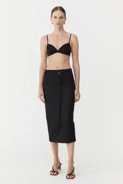 Utilitarian Bralette - Black|St. Agni Sale