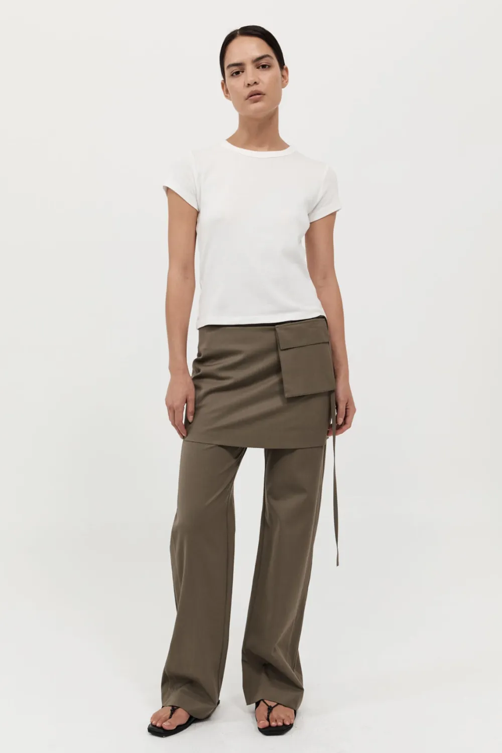Utilitarian Pocket Mini Skirt -|St. Agni Best