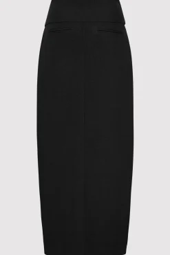 Wide Waistband Column Skirt -|St. Agni Shop