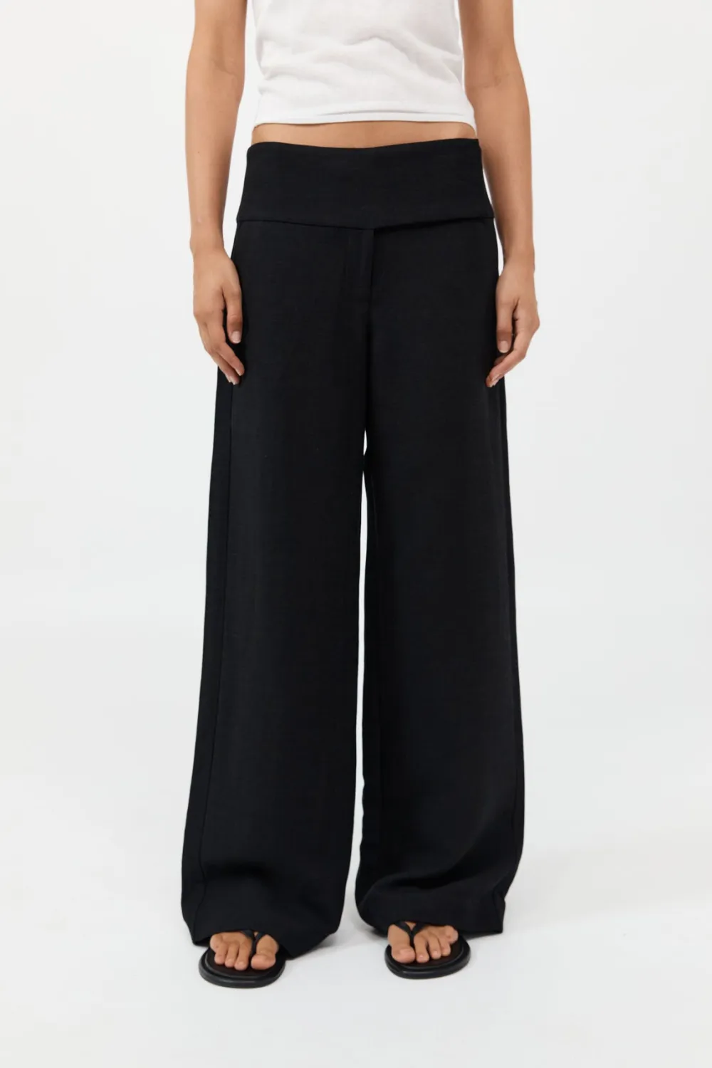 Wide Waistband Pants -|St. Agni Best