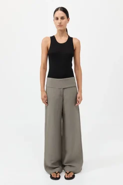 Wide Waistband Pants -|St. Agni Cheap