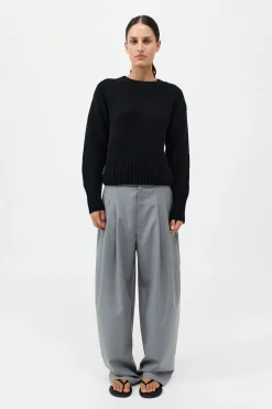 Wool Cashmere Blend Sweater -|St. Agni Clearance