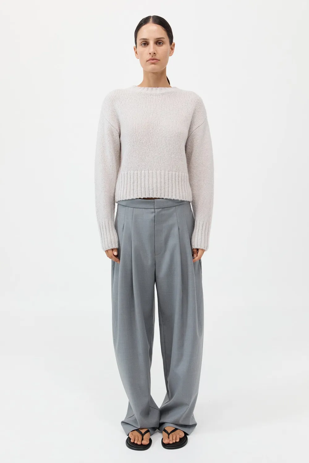 Wool Cashmere Blend Sweater -|St. Agni Best