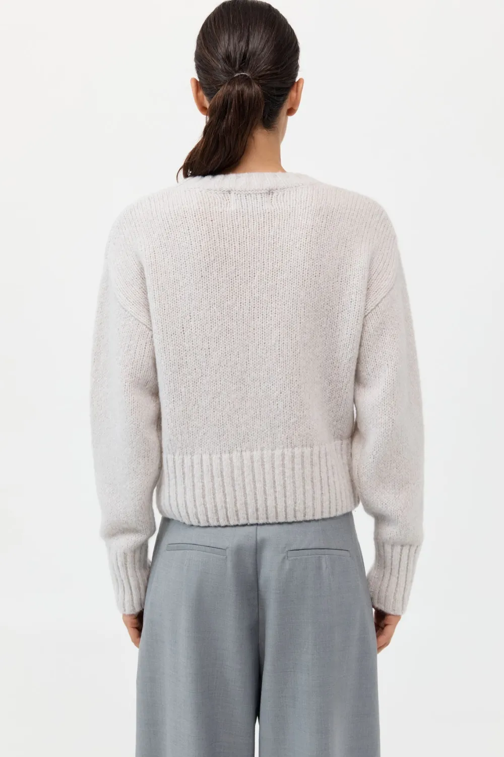 Wool Cashmere Blend Sweater -|St. Agni Best