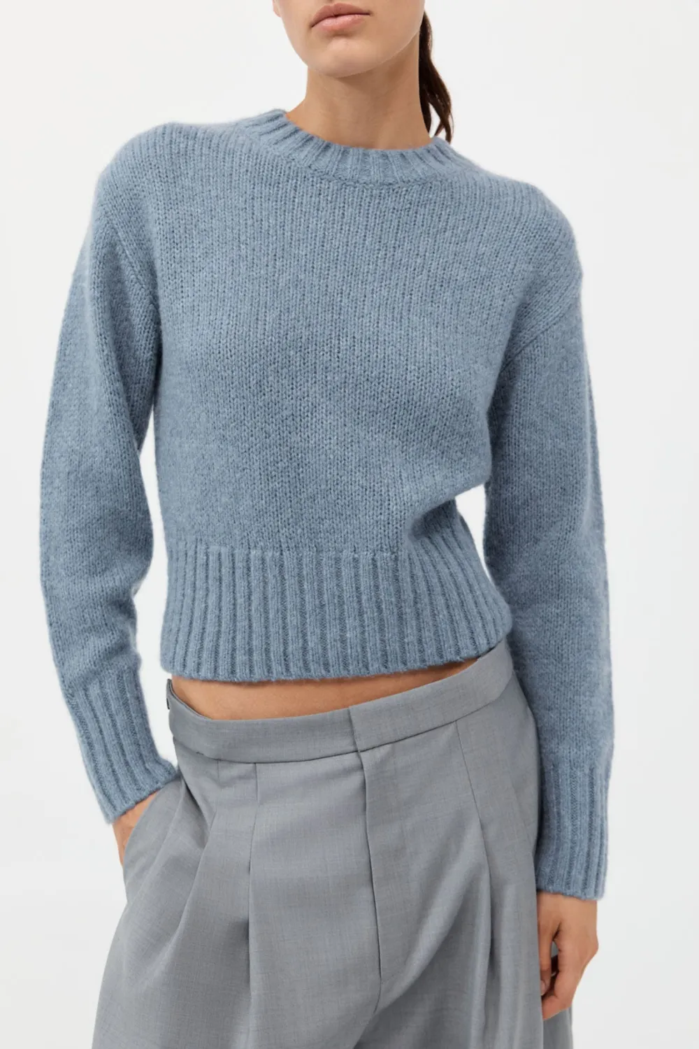 Wool Cashmere Blend Sweater -|St. Agni Flash Sale