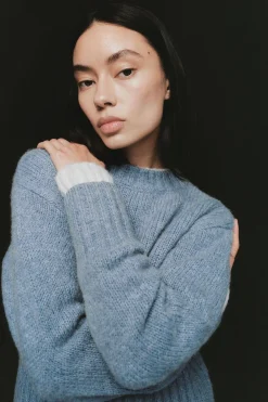 Wool Cashmere Blend Sweater -|St. Agni Flash Sale