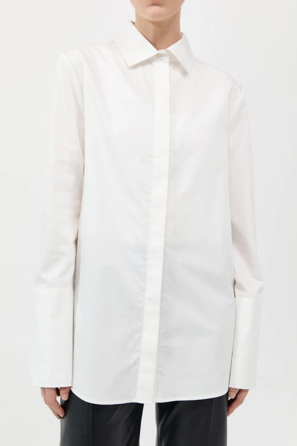 Wrap Shirt - White|St. Agni Shop