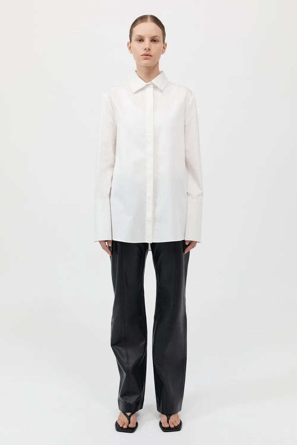 Wrap Shirt - White|St. Agni Shop