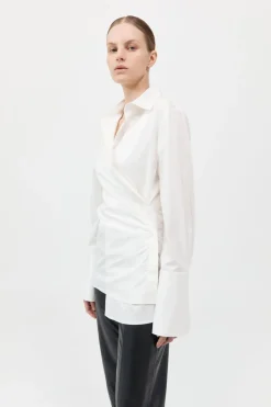 Wrap Shirt - White|St. Agni Shop