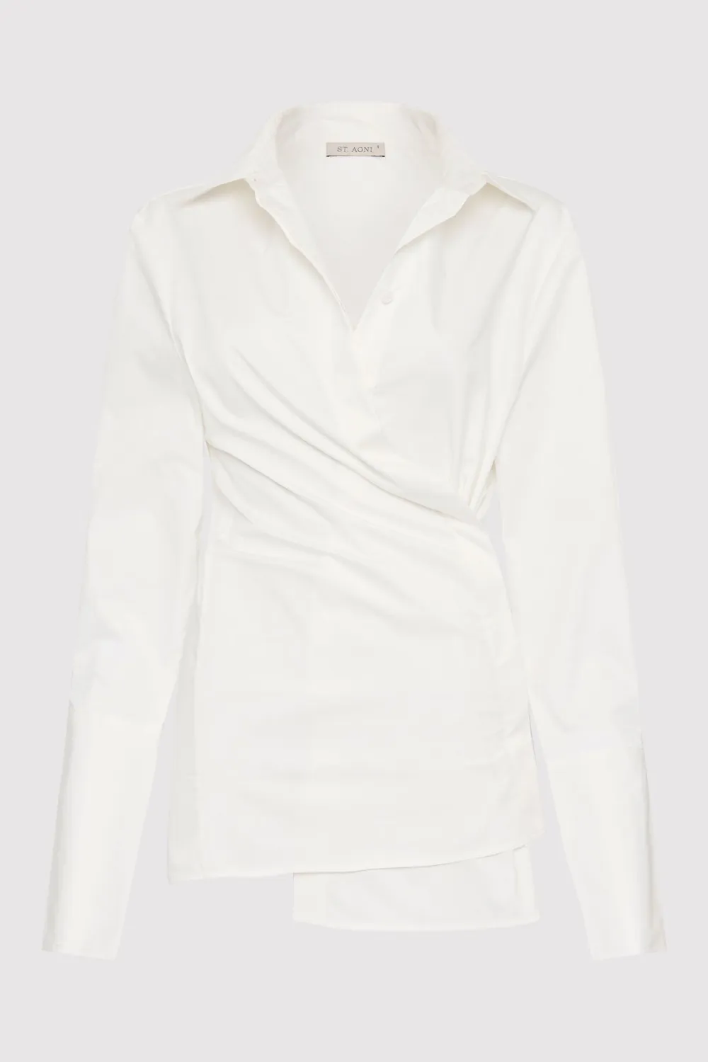 Wrap Shirt - White|St. Agni Shop