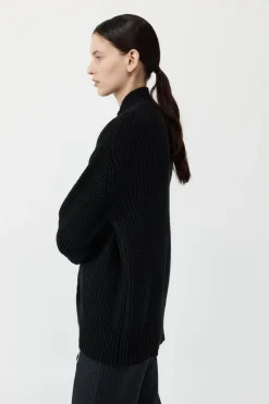 Zip Detail Cardigan -|St. Agni Clearance