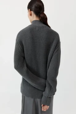 Zip Detail Cardigan -|St. Agni Hot