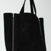 Zip Tote Bag - Black|St. Agni Fashion